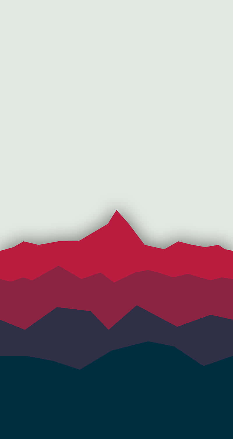 Minimum Effort For A Mountain Artwork Background