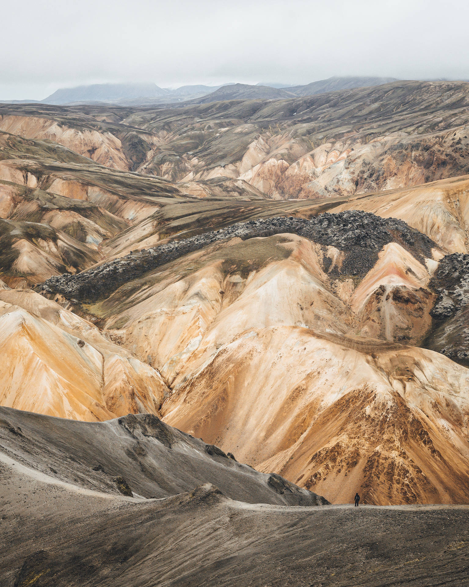 Mining Mountain View Background