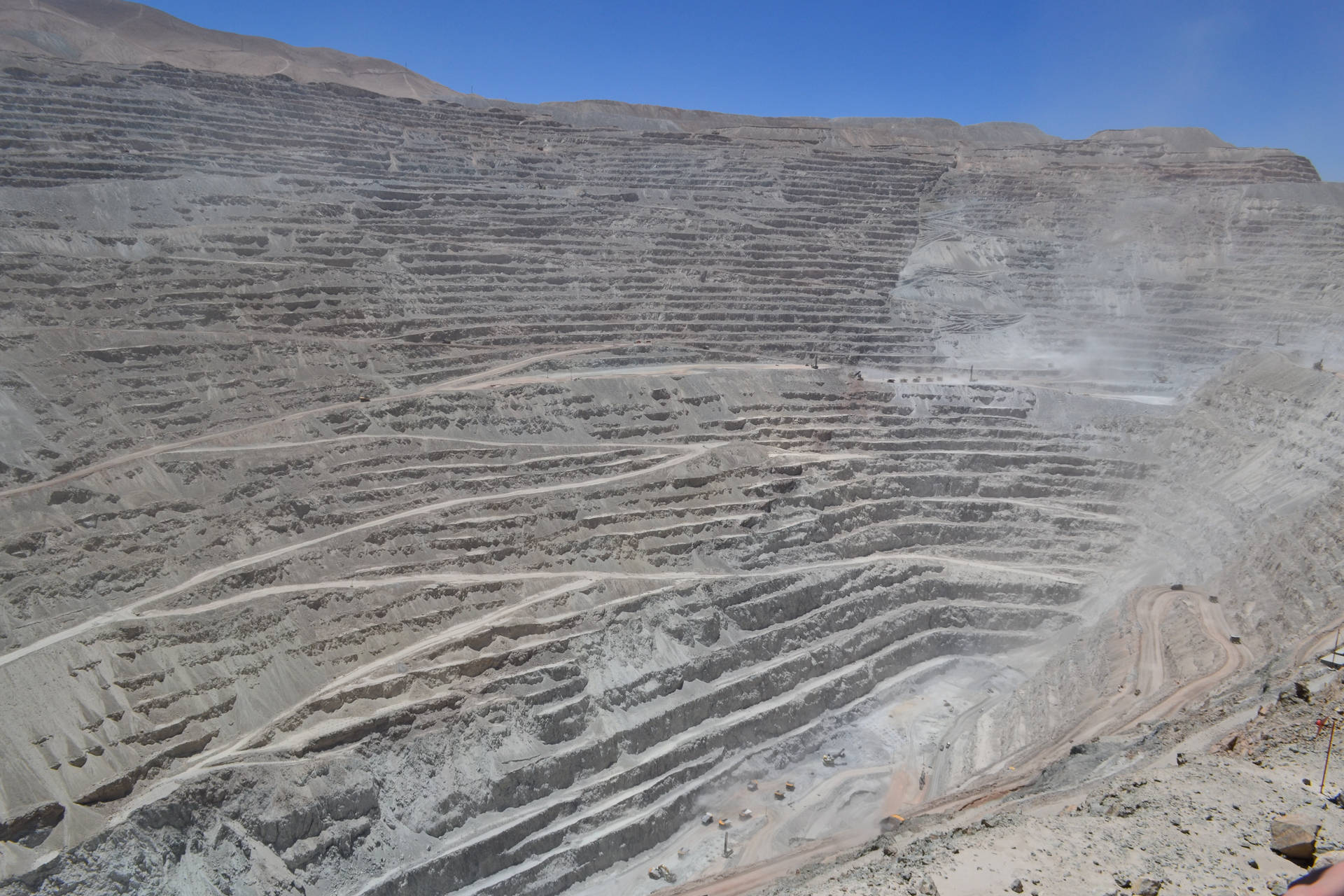 Mining Quarry Terraces Background