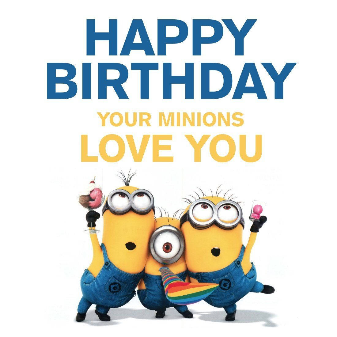 Minion Celebrating Birthday Artwork Background