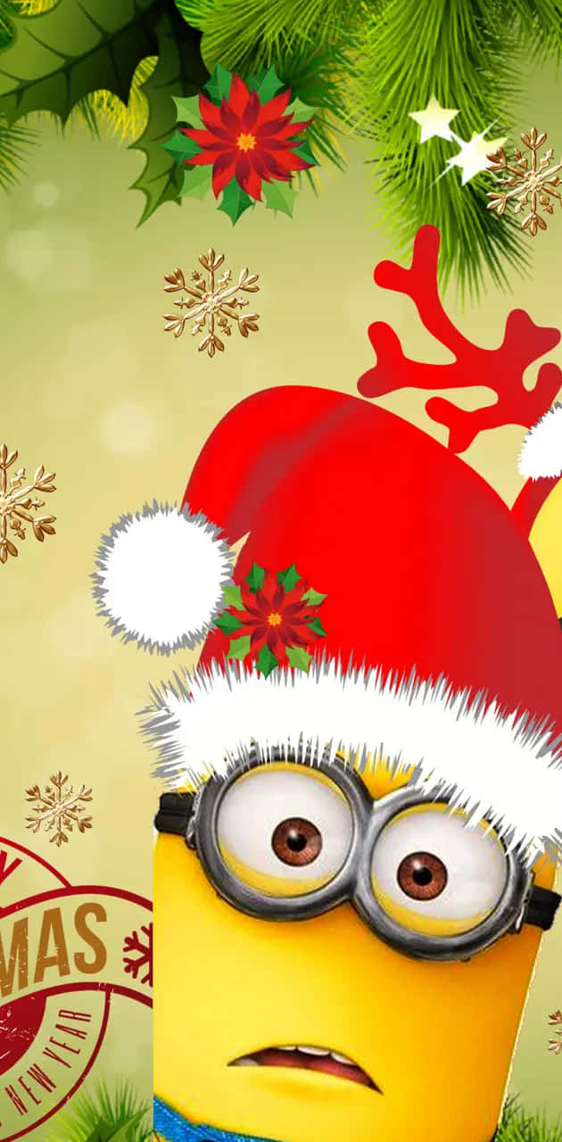 Minion_ Christmas_ Spirit Background