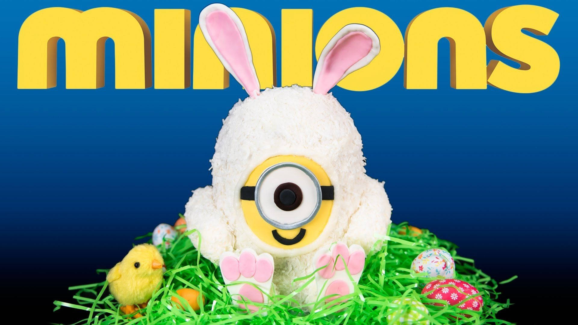 Minion Easter Bunny Background