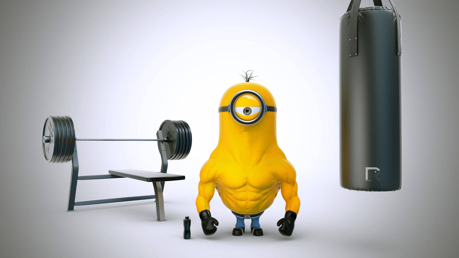 Minion In Gym Despicable Me 3