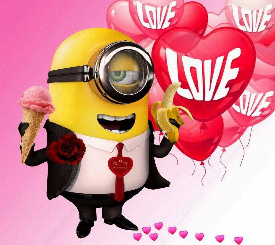 Minion Love Balloons