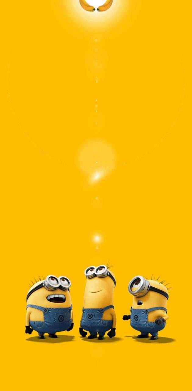 Minion Phone Bananas Background