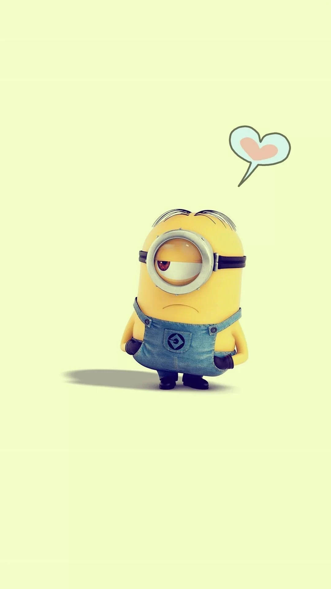 Minion Phone Heart