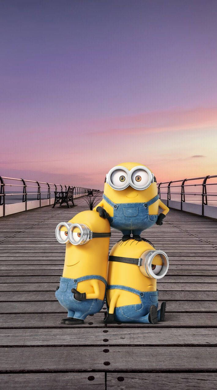 Minion Phone Sunset Background