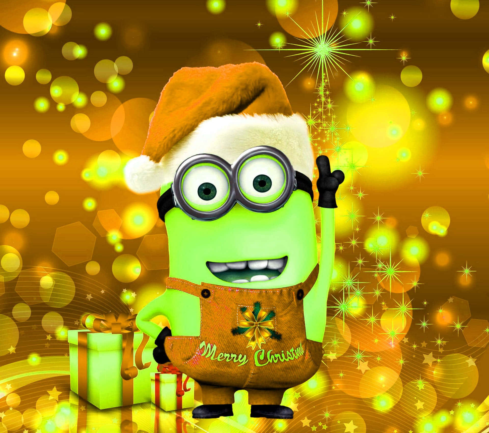 Minionin Christmas Spirit Background