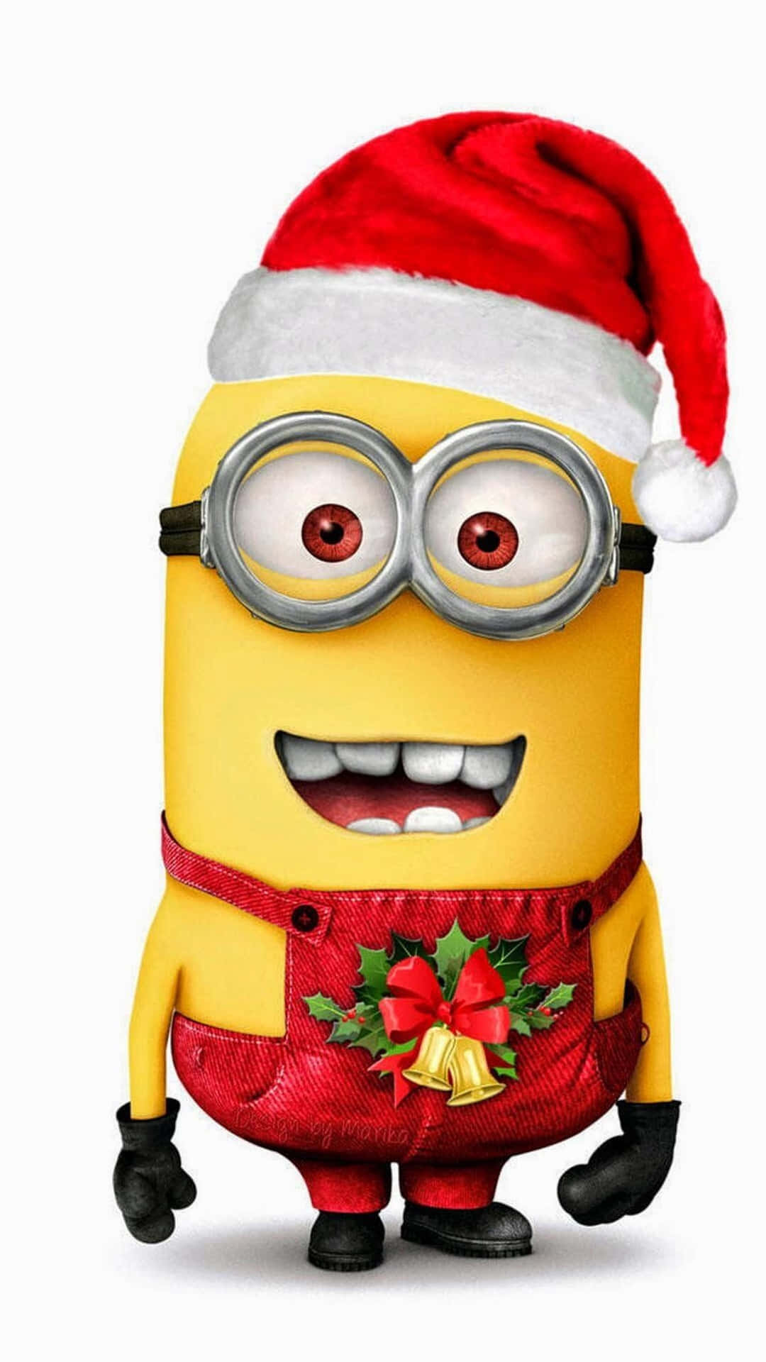 Minionin Santa Hat Background