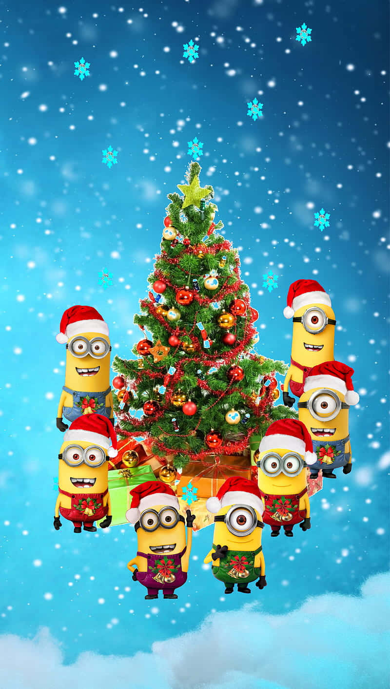 Minions Celebrating Christmas.jpg Background