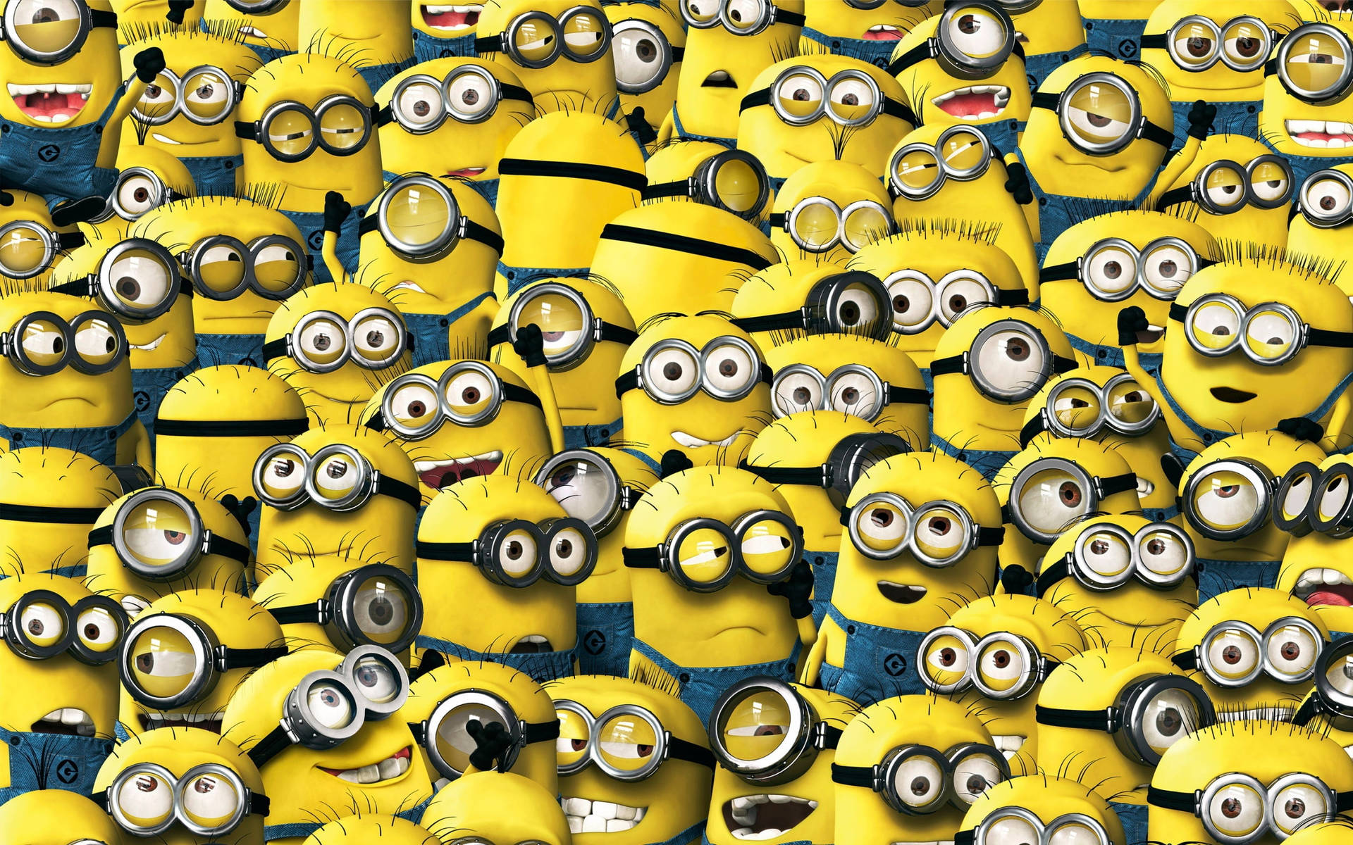 Minions Group Picture Background