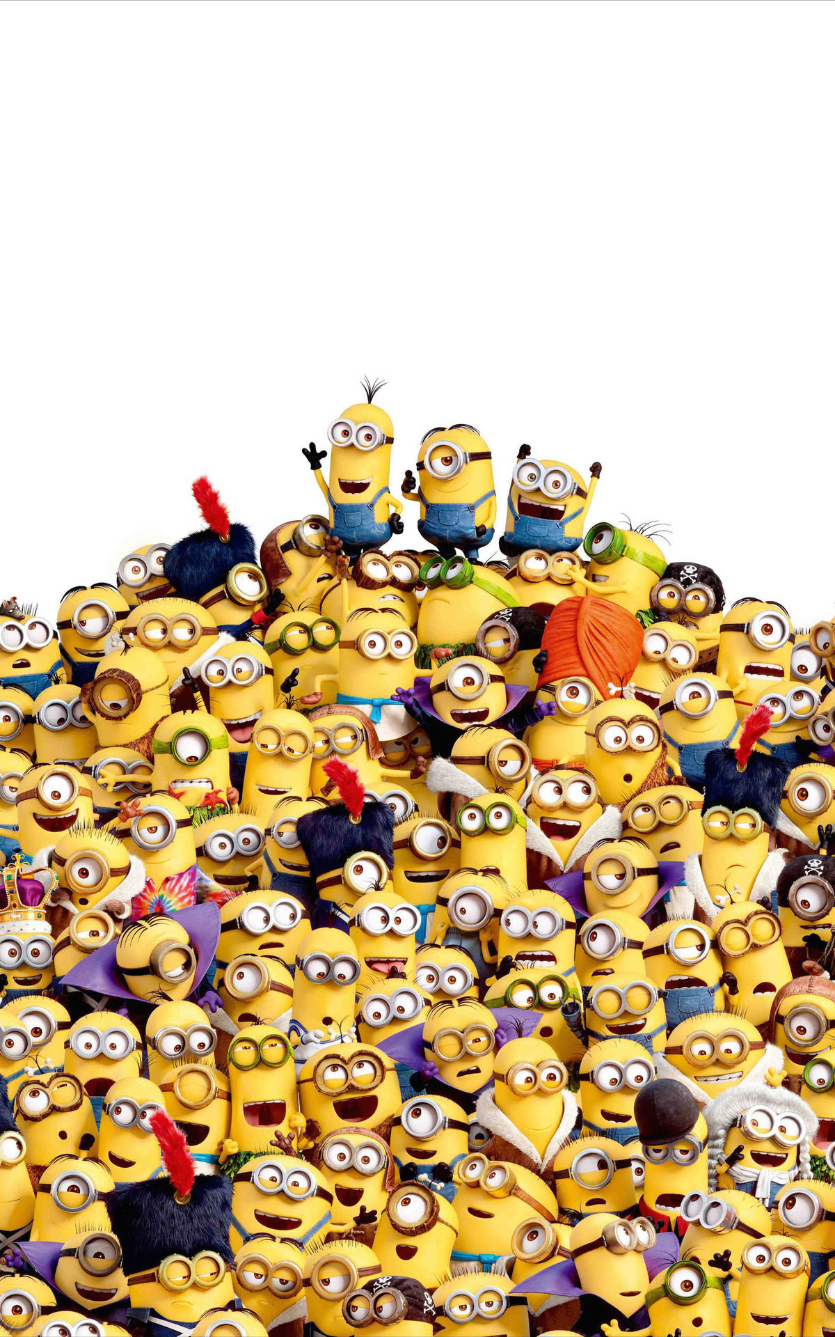 Minions In Different Outfits Background