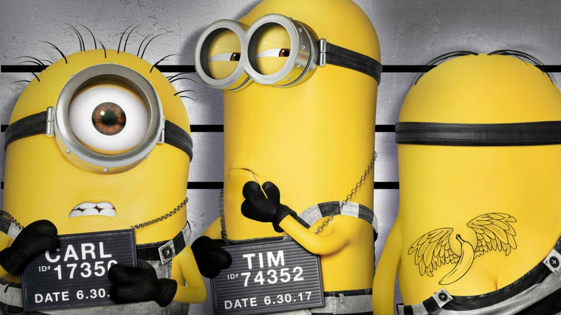 Minions In Jail Background