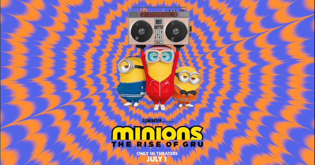 Minions The Rise Of Gru Boombox Background