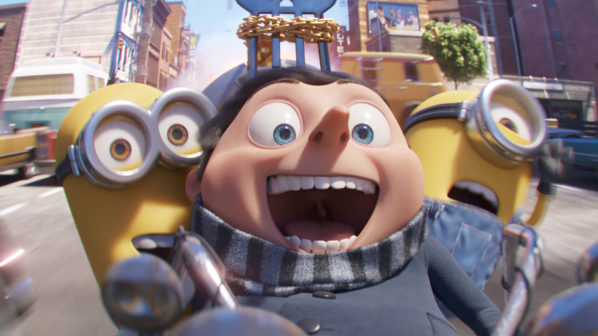 Minions The Rise Of Gru Happy Background