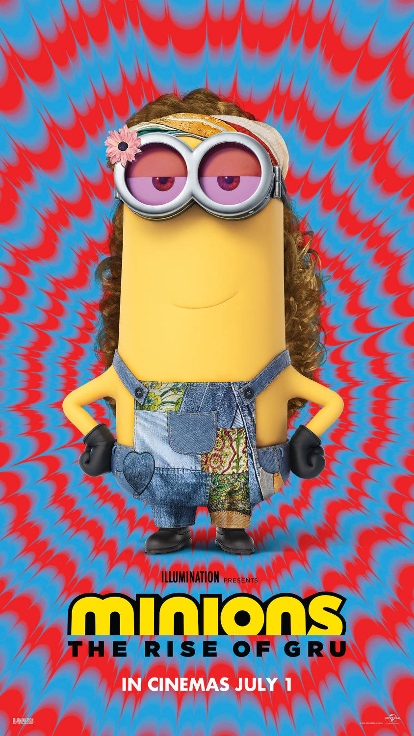 Minions The Rise Of Gru Hippie Background