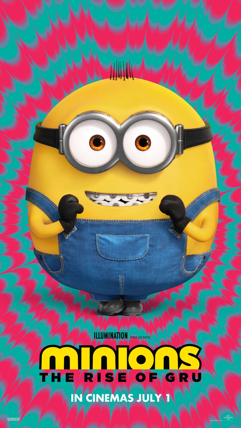 Minions The Rise Of Gru Jerry With Braces Background