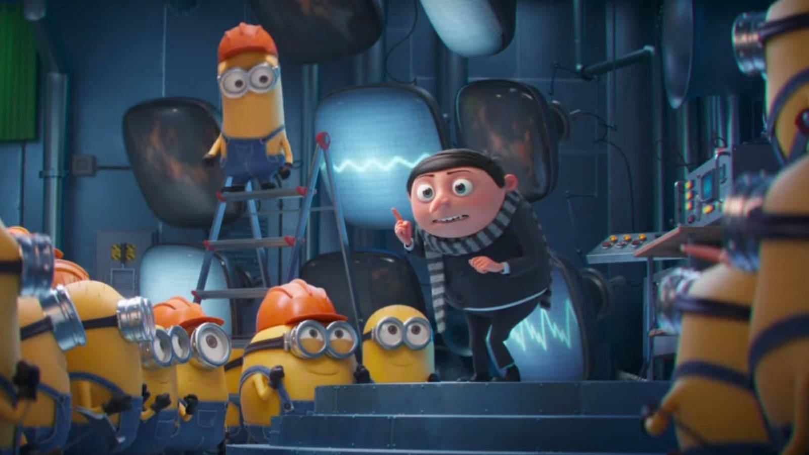 Minions The Rise Of Gru Lab Background