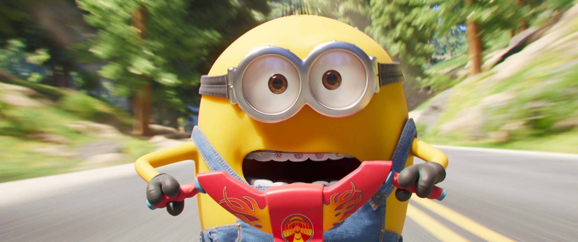 Minions The Rise Of Gru Riding Background