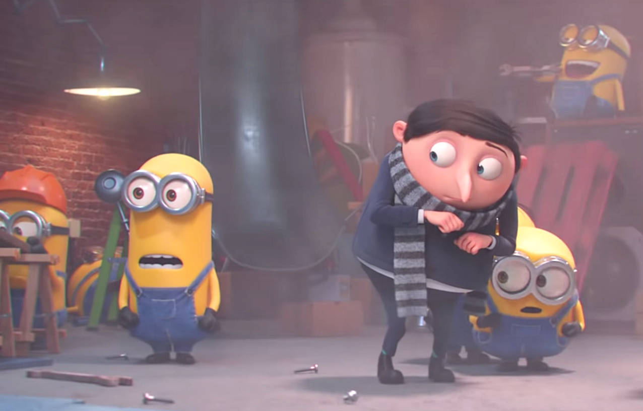 Minions The Rise Of Gru Shocked Background