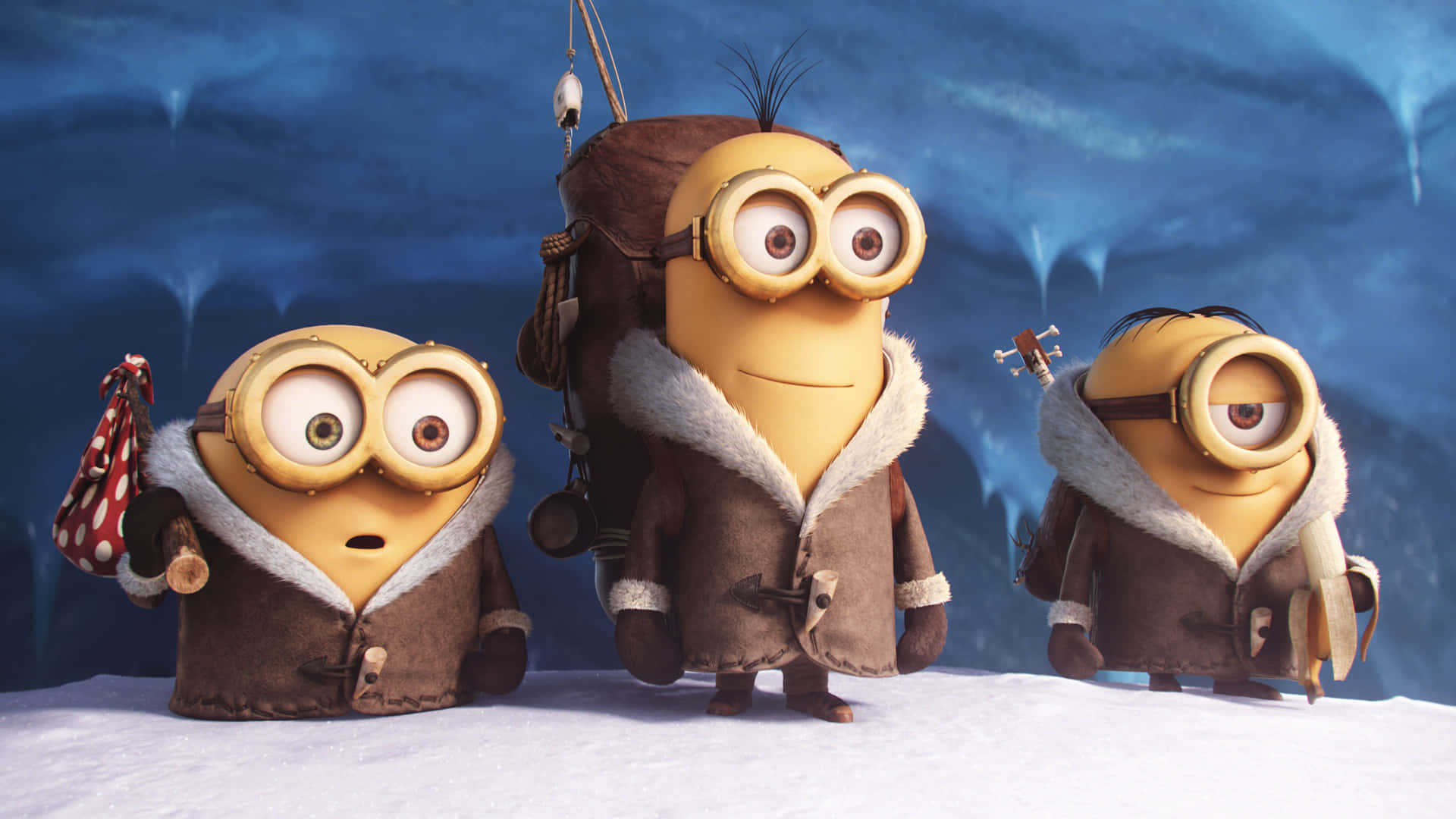 Minions Winter Holiday Adventure Background