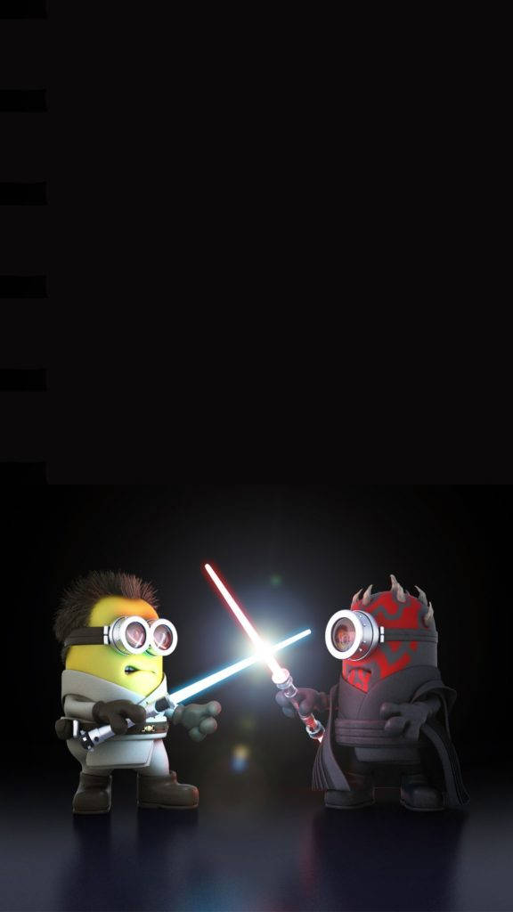 Minions With Lightsabers Star Wars Iphone Background