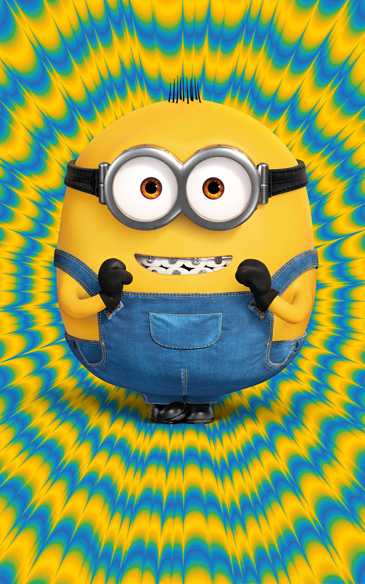 Minions Yellow And Blue Background