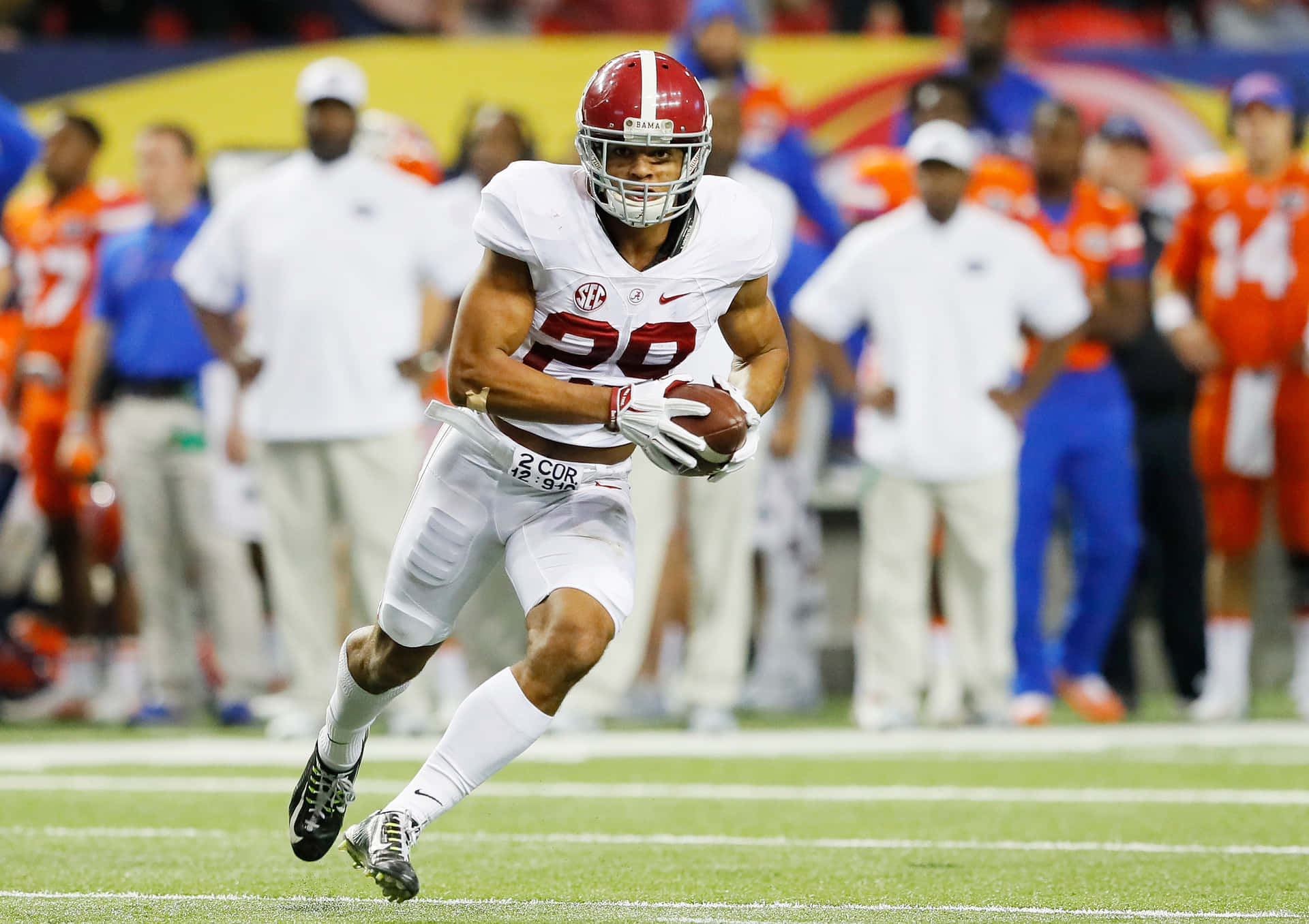 Minkah Fitzpatrick Alabama Crimson Tide Football Background