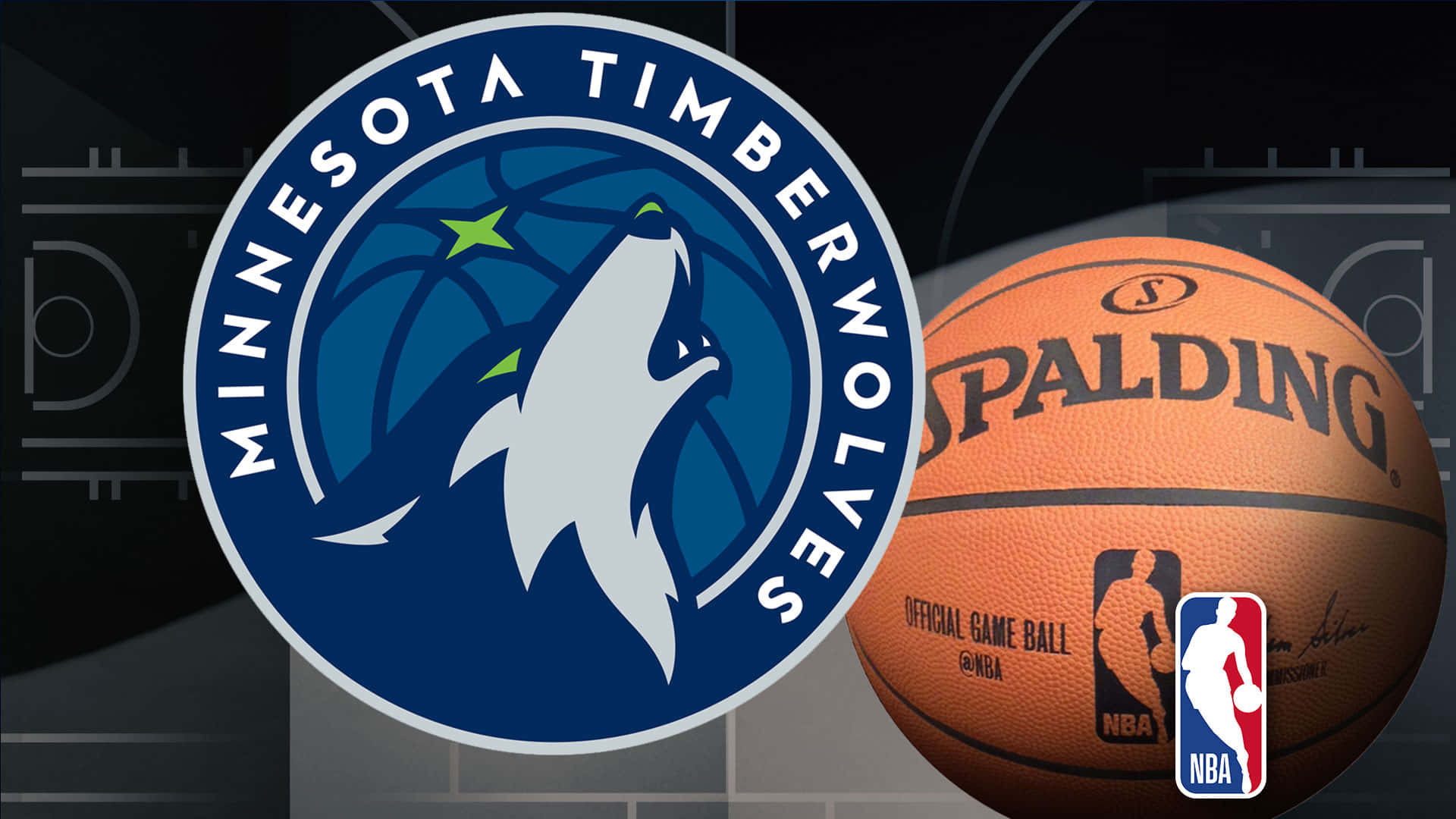 Minnesota Timberwolves Logo And Ball
