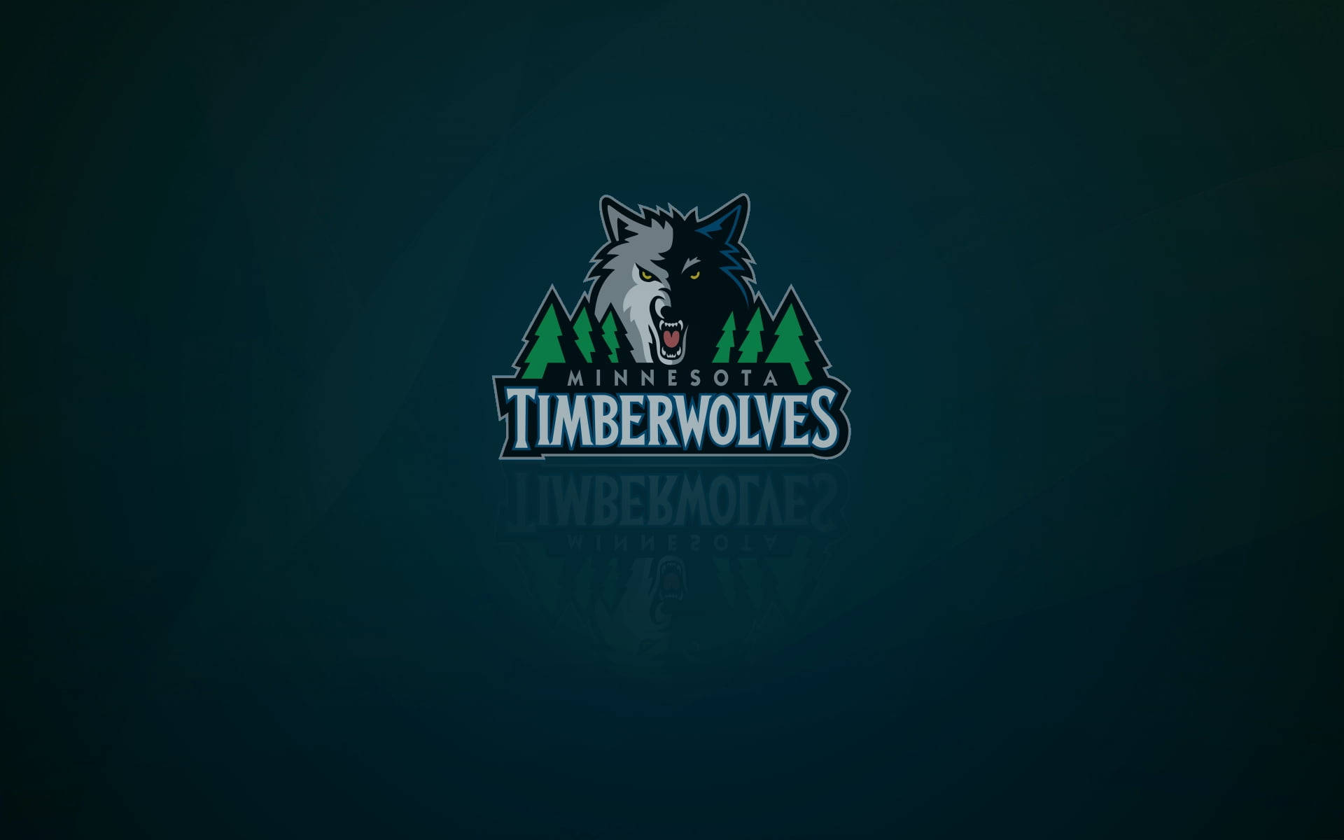 Minnesota Timberwolves Logo In Digital Background