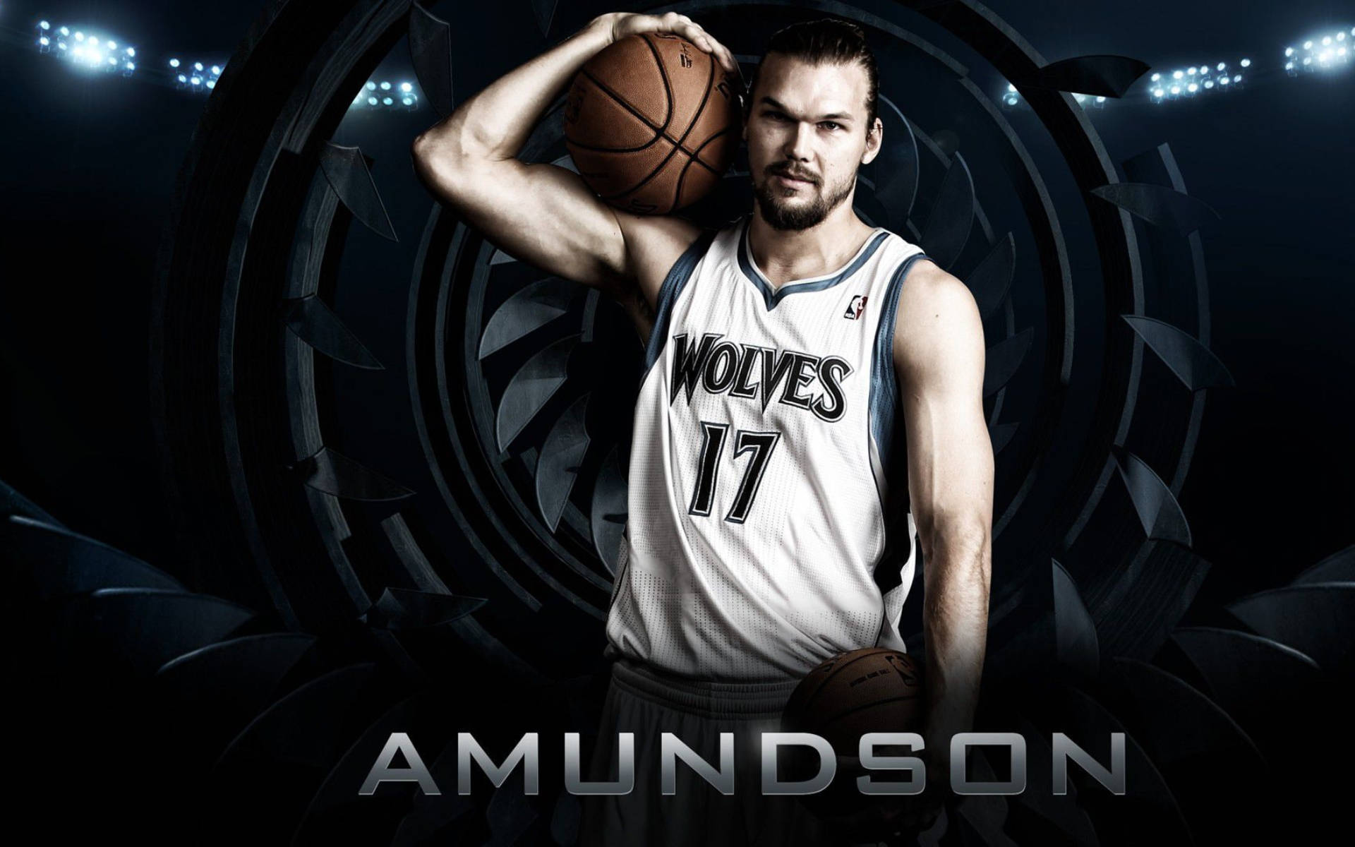 Minnesota Timberwolves Lou Amundson Cover Background