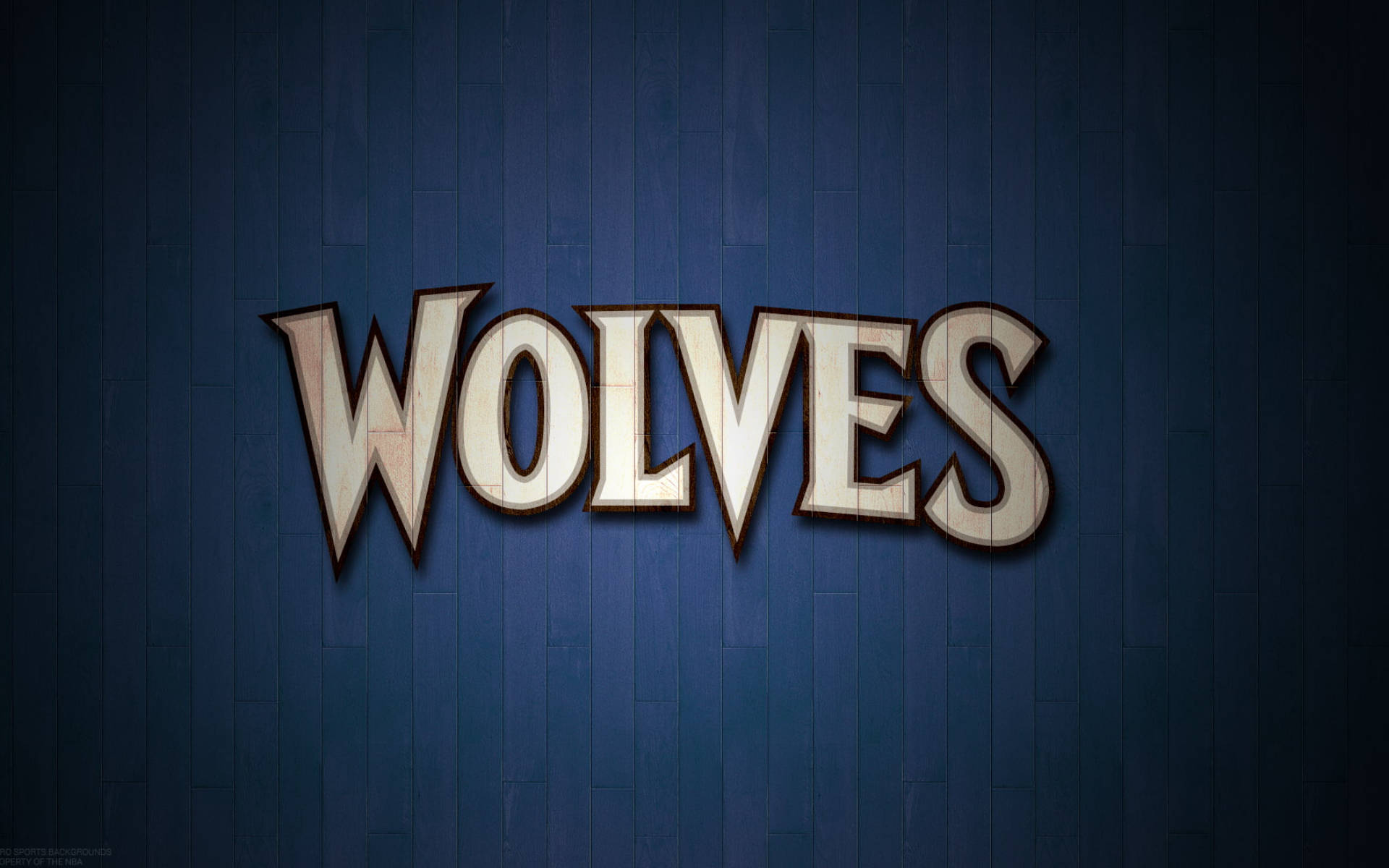Minnesota Timberwolves Name Logo Background