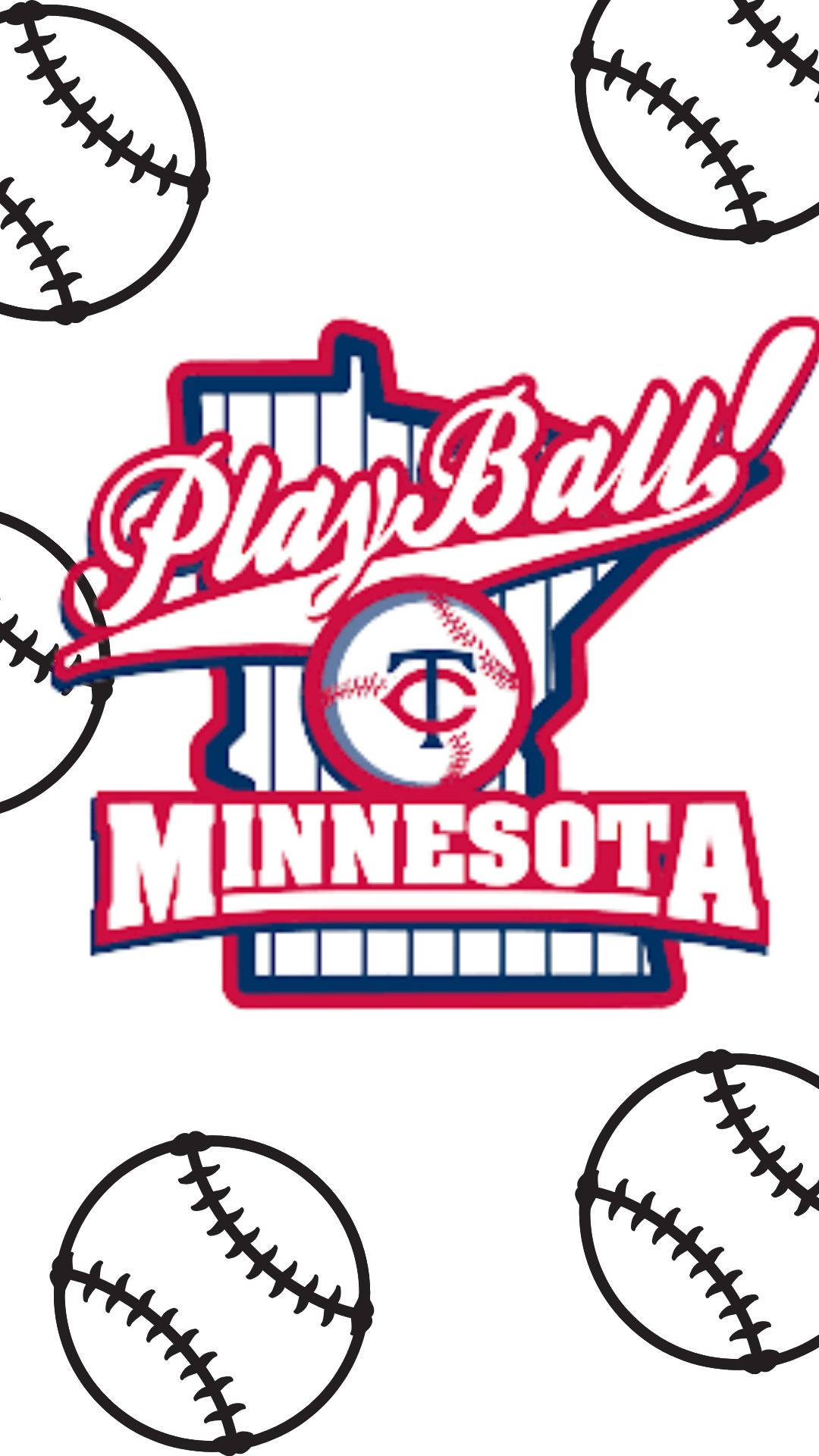 Minnesota Twins Logo Baseball Background