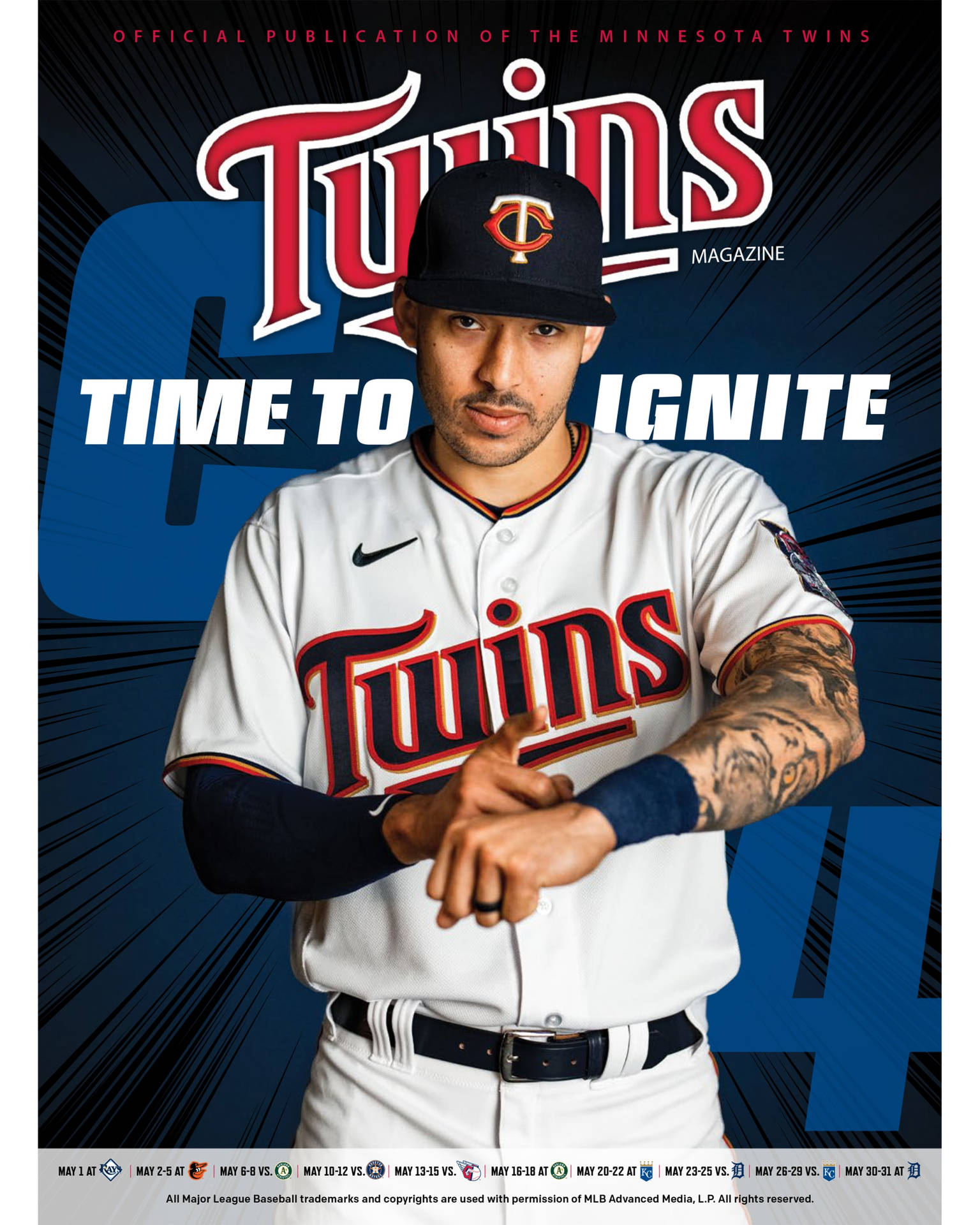 Minnesota Twins Magazine Cover Background