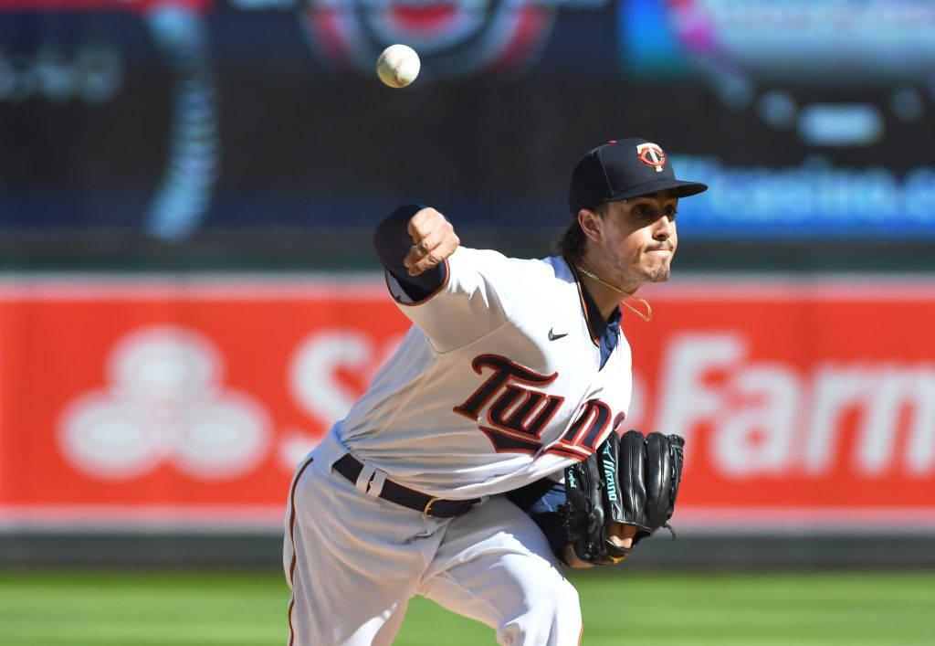 Minnesota Twins' Pitcher Joe Ryan In Action