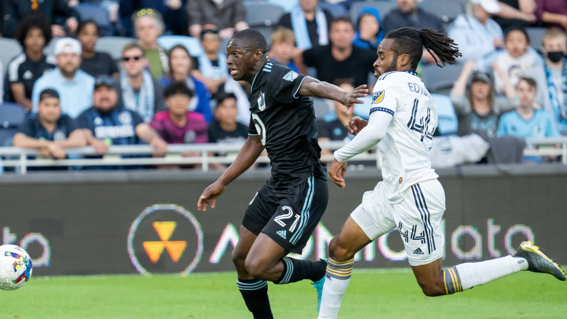 Minnesota United Fc Against La Galaxy Fc Background