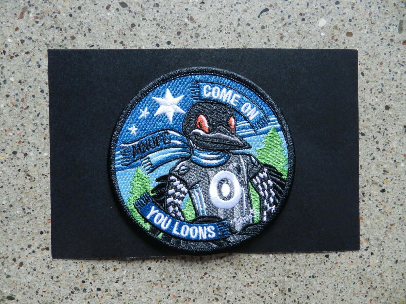 Minnesota United Fc Loon Embroidered Patch Background