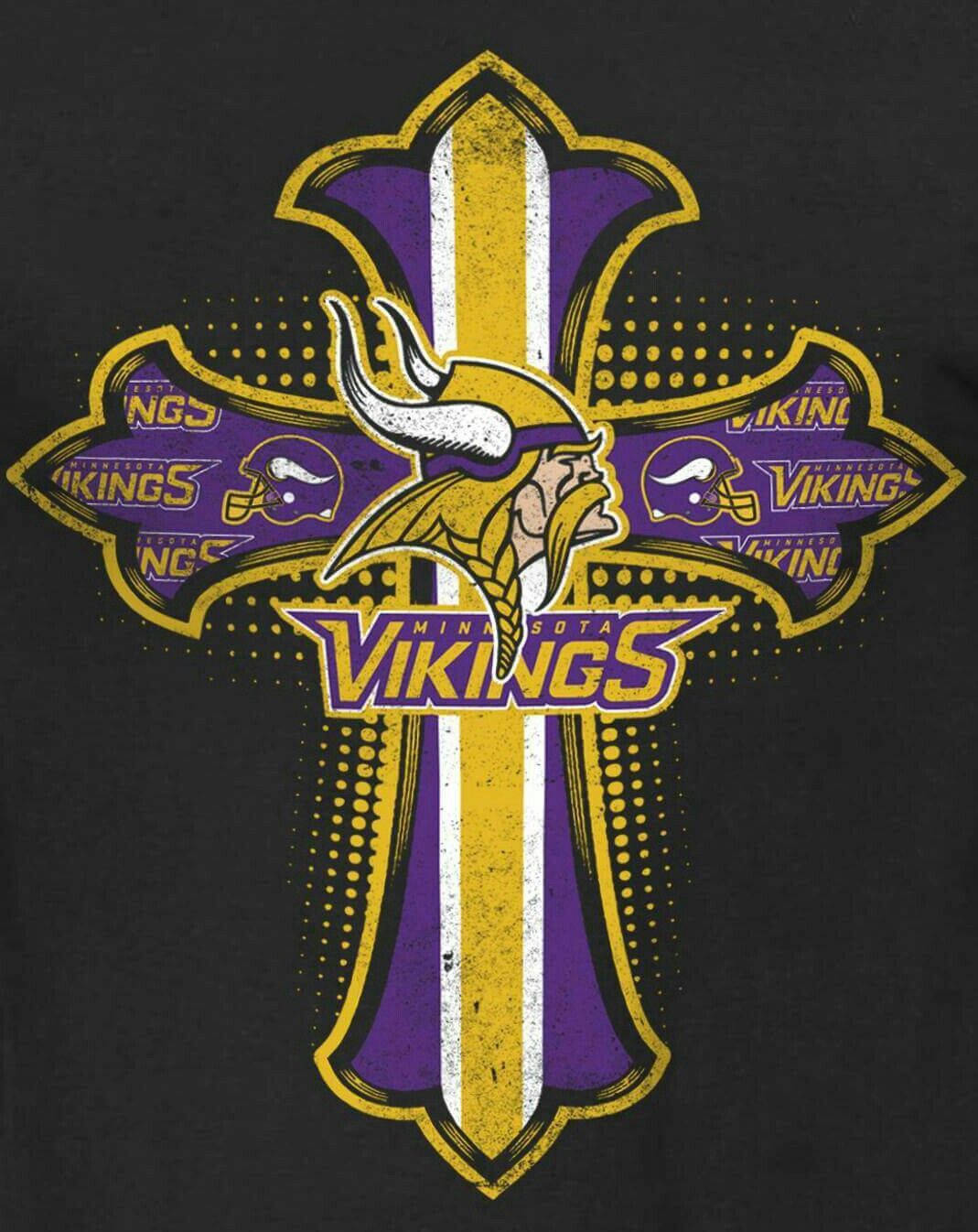 Minnesota Vikings Cross Background