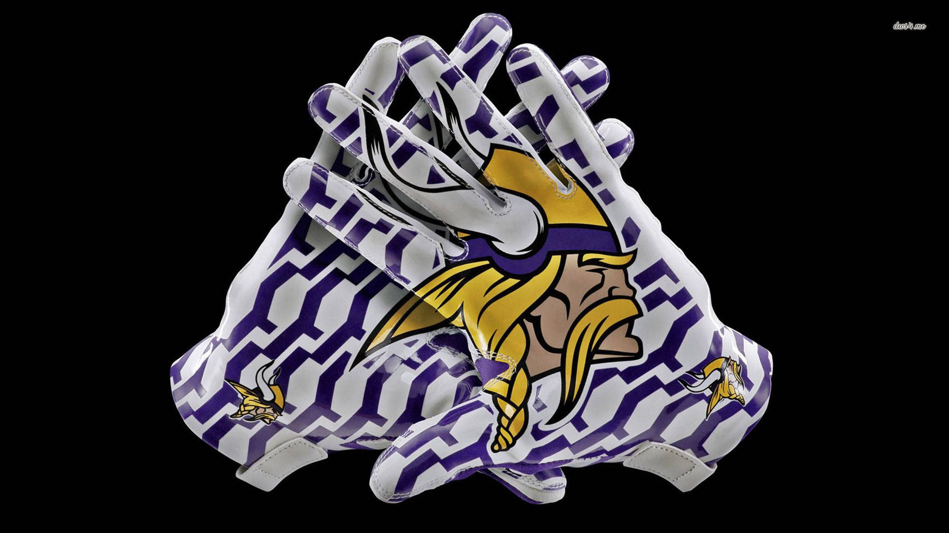 Minnesota Vikings Gloves Hd Background