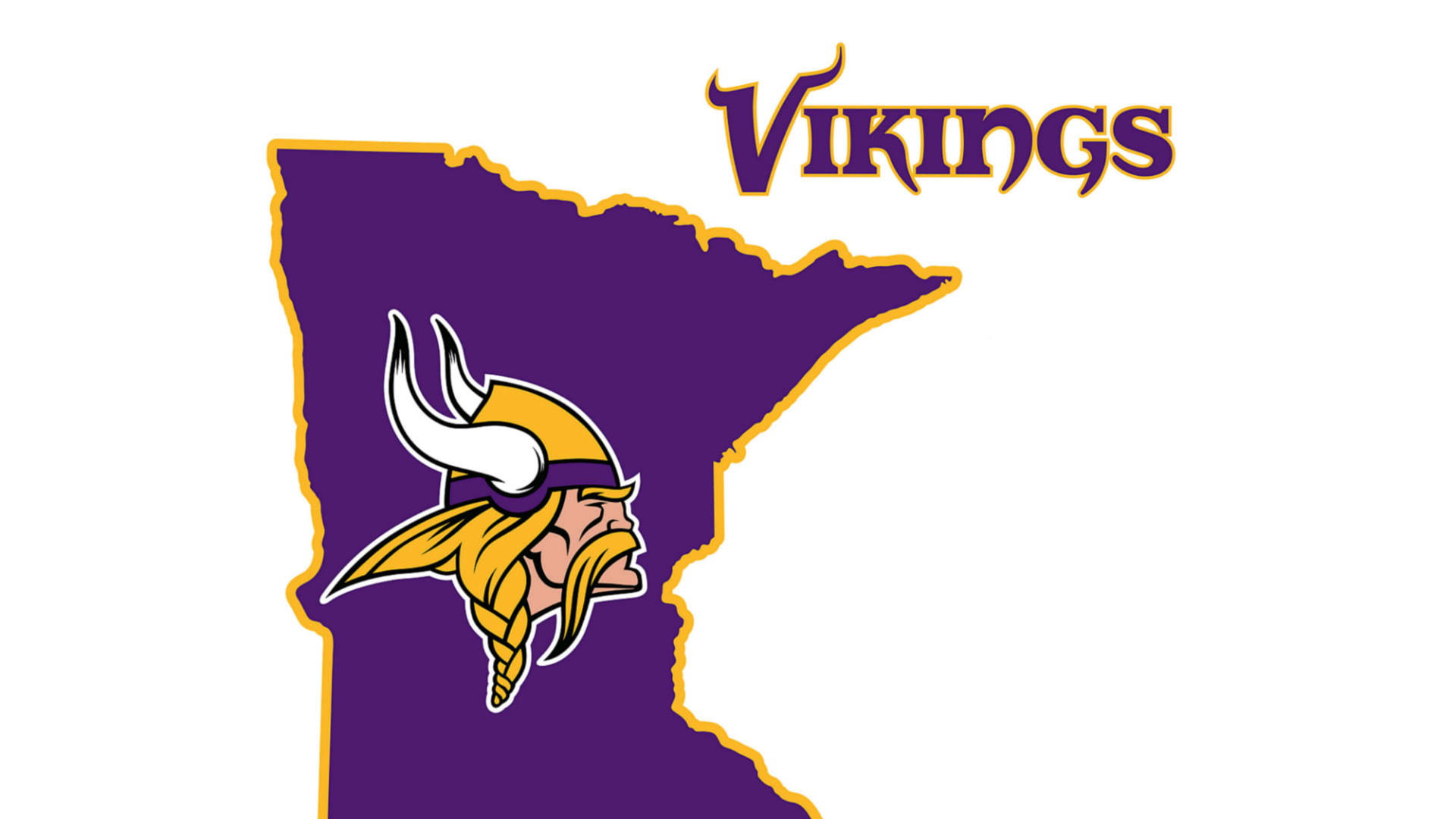 Minnesota Vikings Map Logo Hd Background
