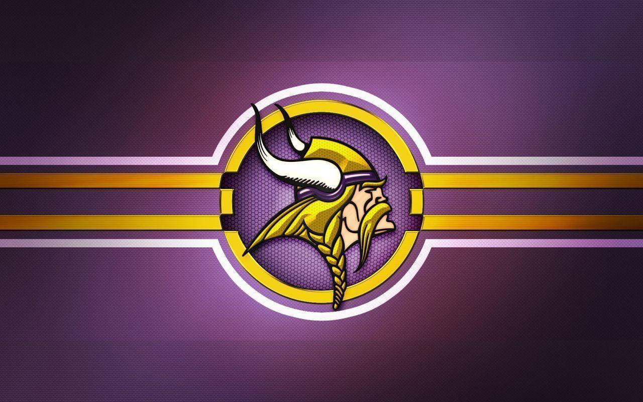 Minnesota Vikings Nfl Team Logo Background