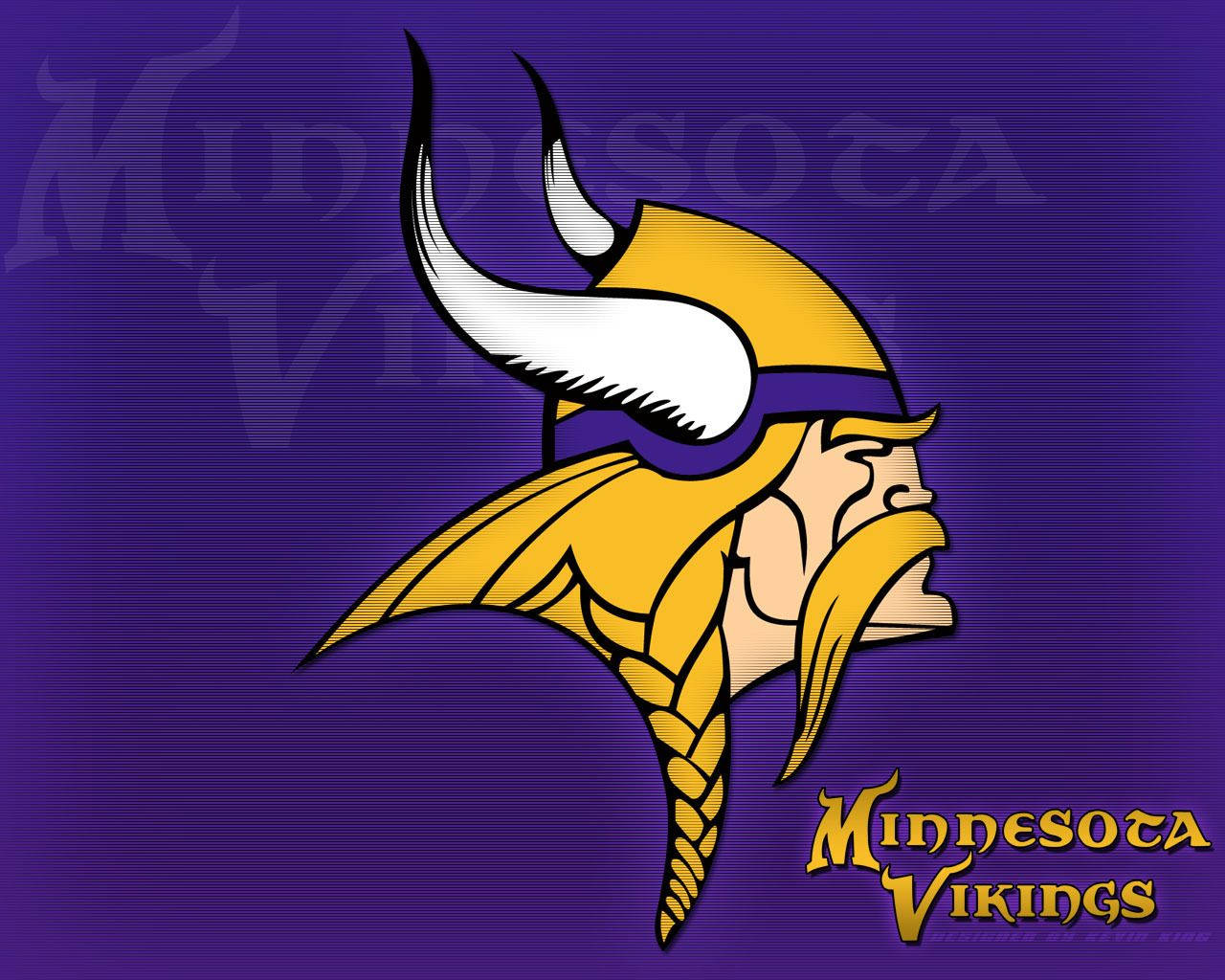 Minnesota Vikings Norseman Symbol Background