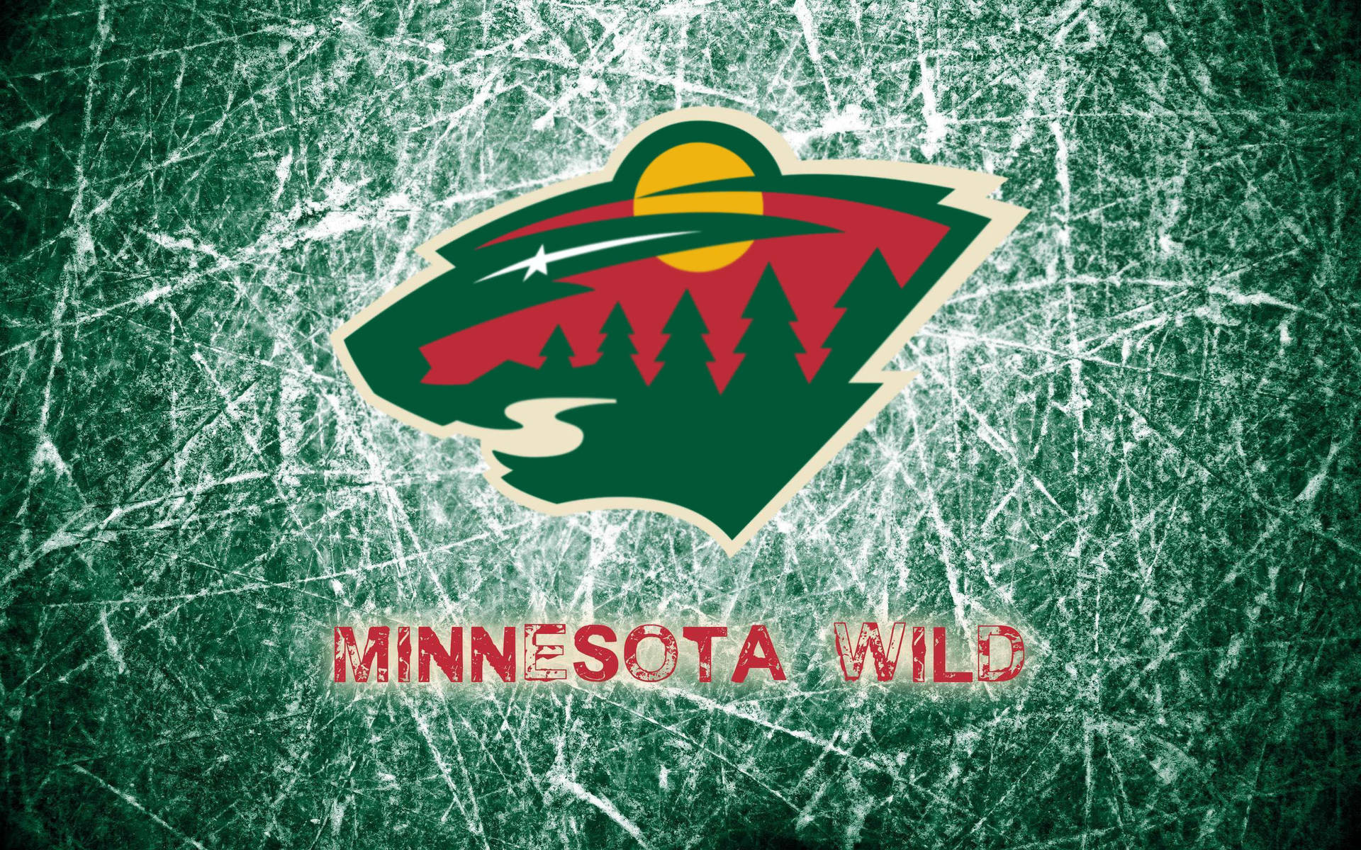Minnesota Wild Green Rink Background