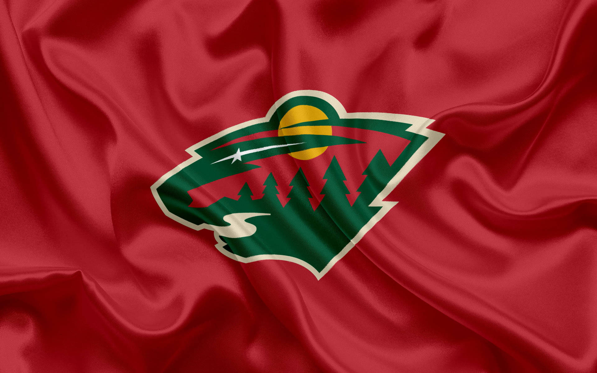 Minnesota Wild Red Flag Background