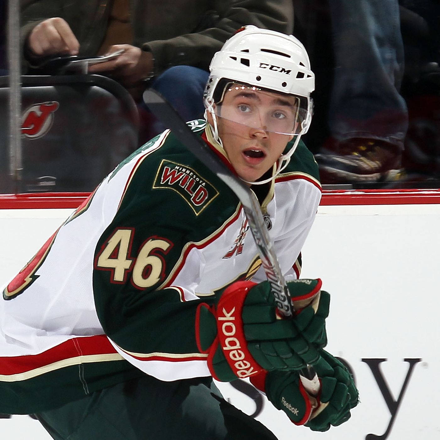 Minnesota Wild's Star Defenseman, Jared Spurgeon In Action Background