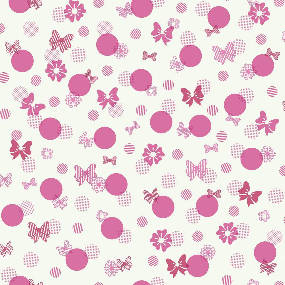 Minnie Mouse Bows And Dots Background