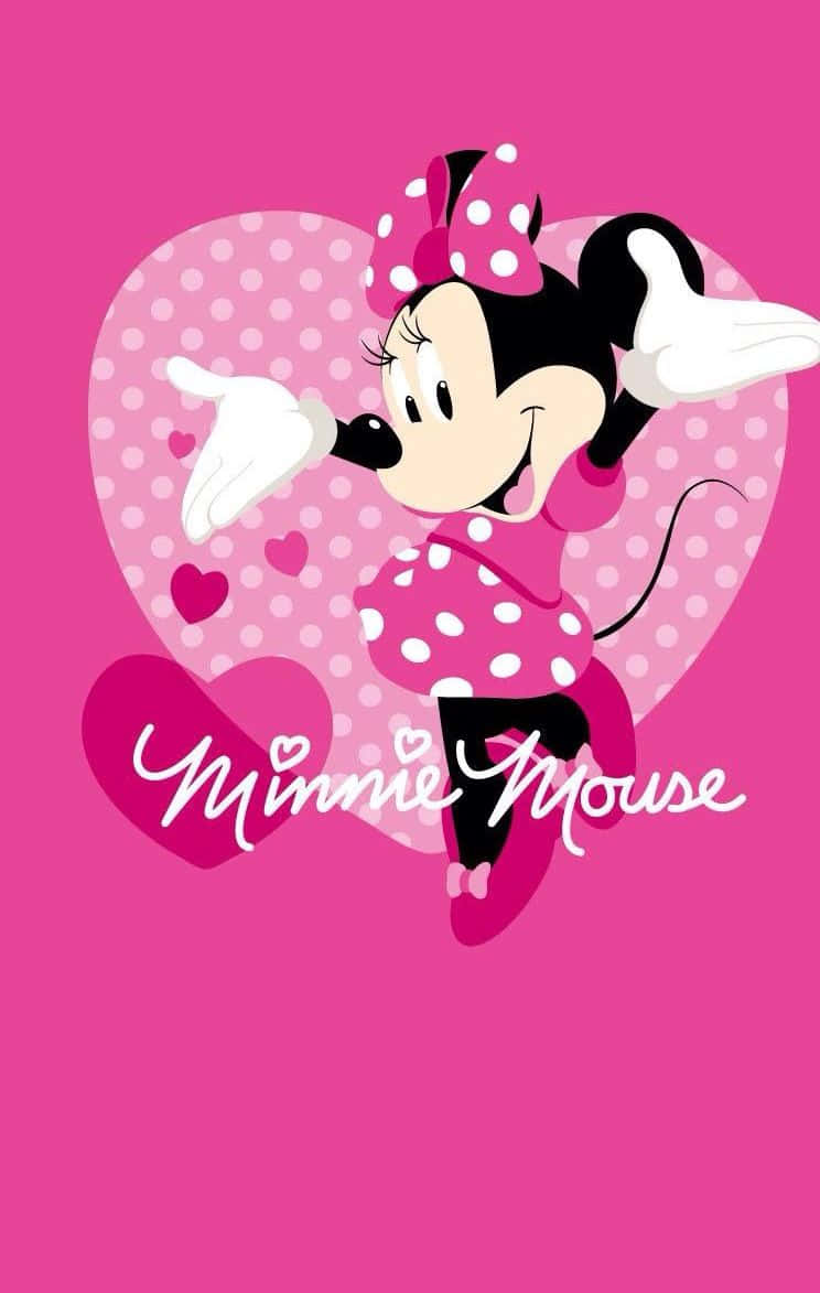 Minnie Mouse Brings A Pop Of Pink To The Day Background