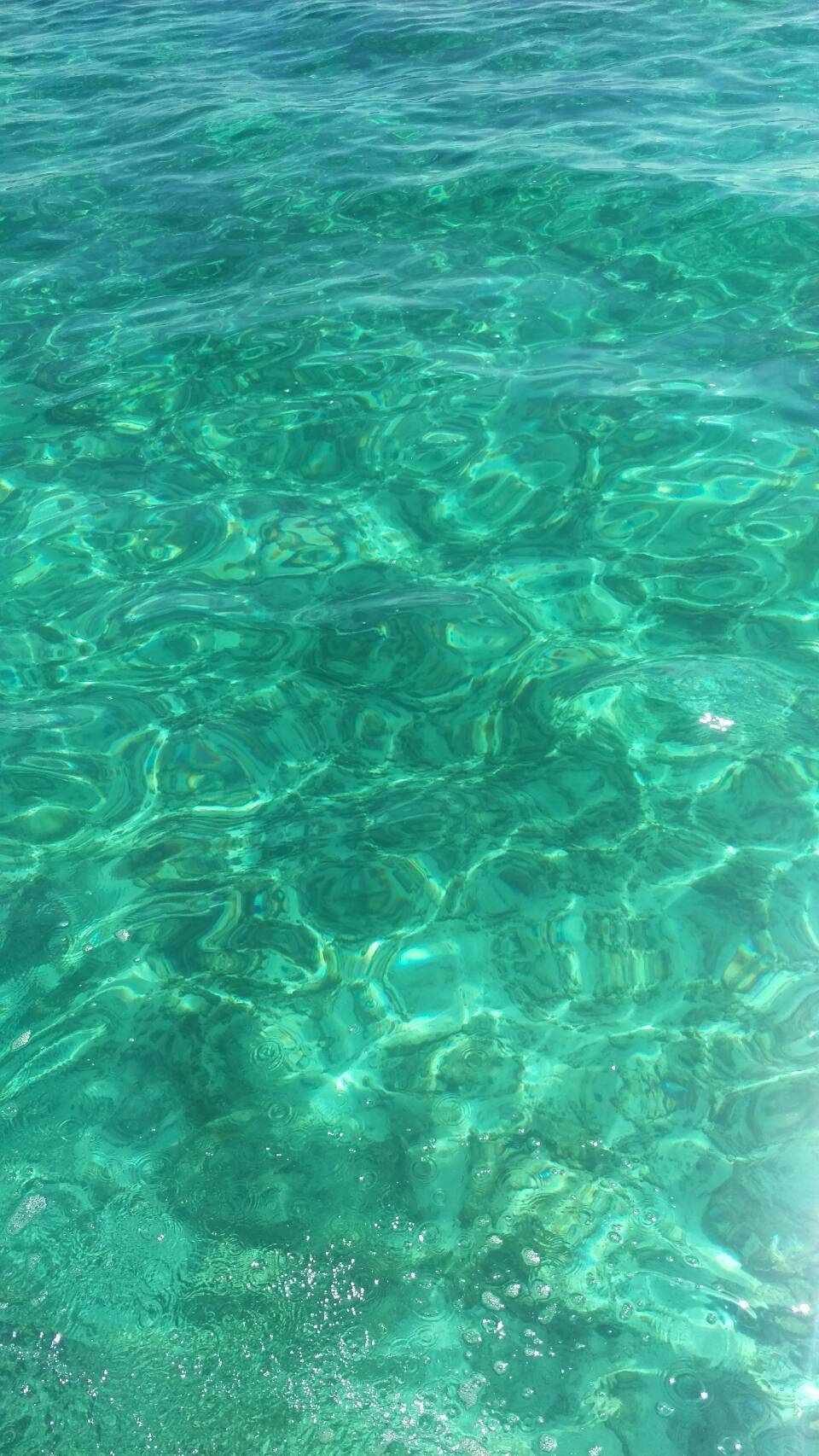 Mint Green Aesthetic Ocean Water Background