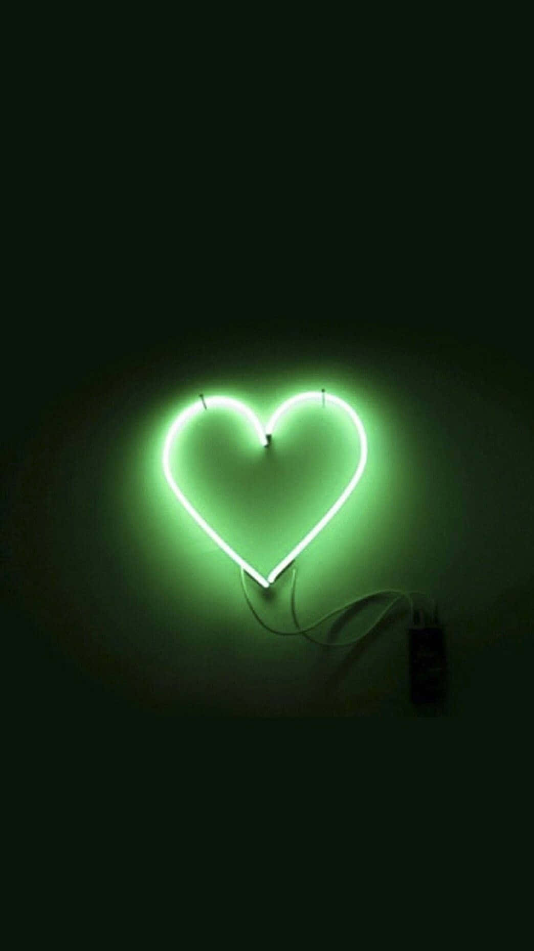 Mint Green Hearts, A Symbol Of Affection Background