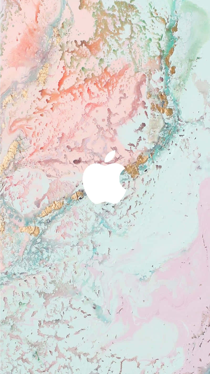 Mint Green Marble Pattern Background